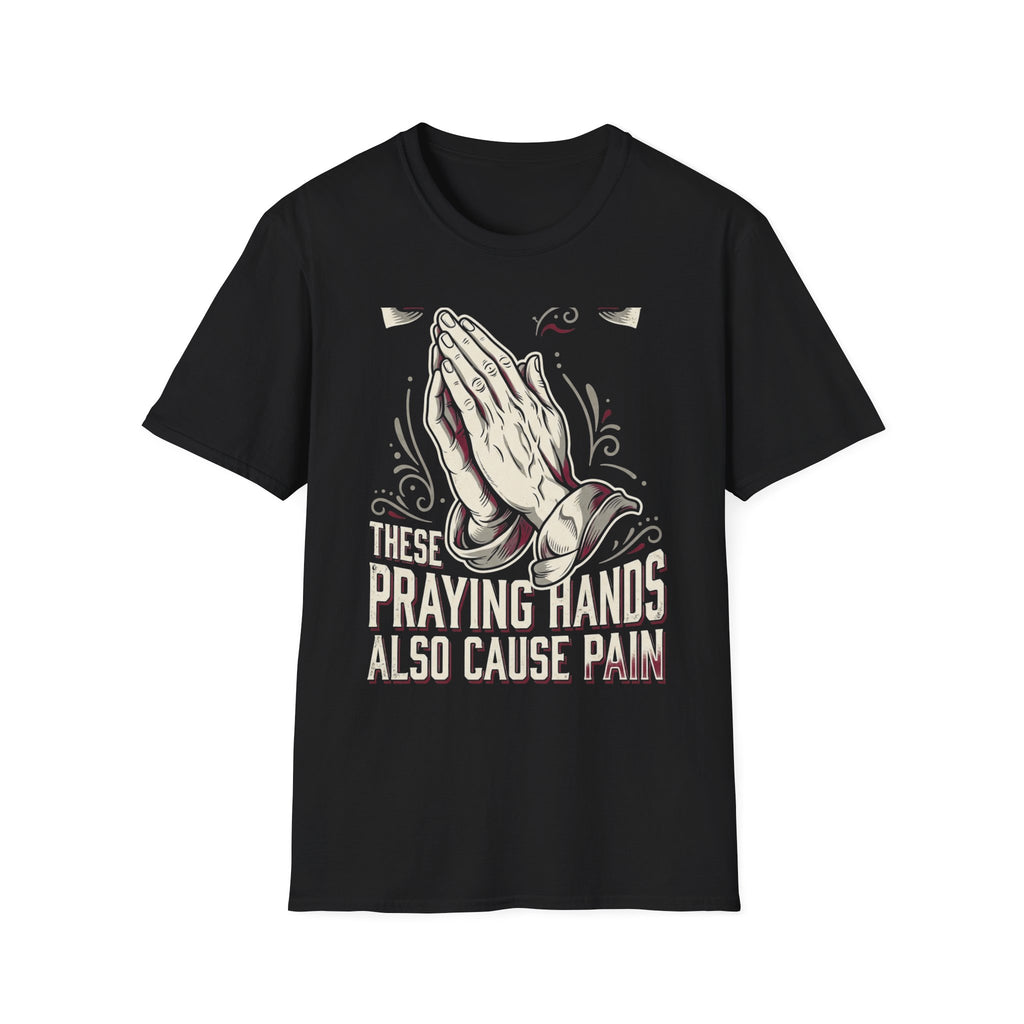 Praying Hands Graphic T-Shirt — Faith-Inspired Religious Tee
