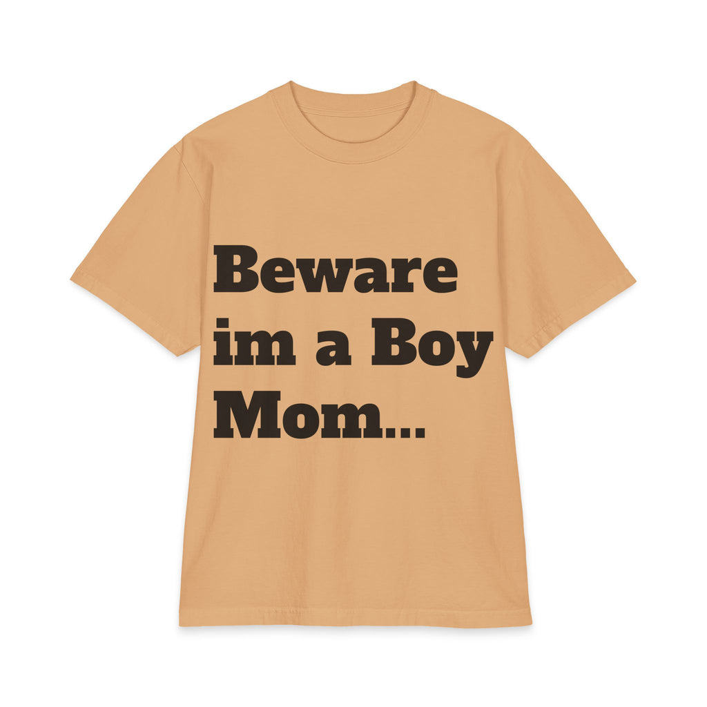 Boy Mom T‑Shirt — “Beware I’m a Boy Mom… I Don’t Give Princess Treatments” Cotton Tee