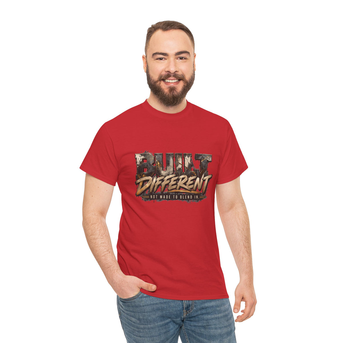 Built Different T-Shirt — 'Built Different' Graphic Tee for Athletes & Motivated Go-Getters