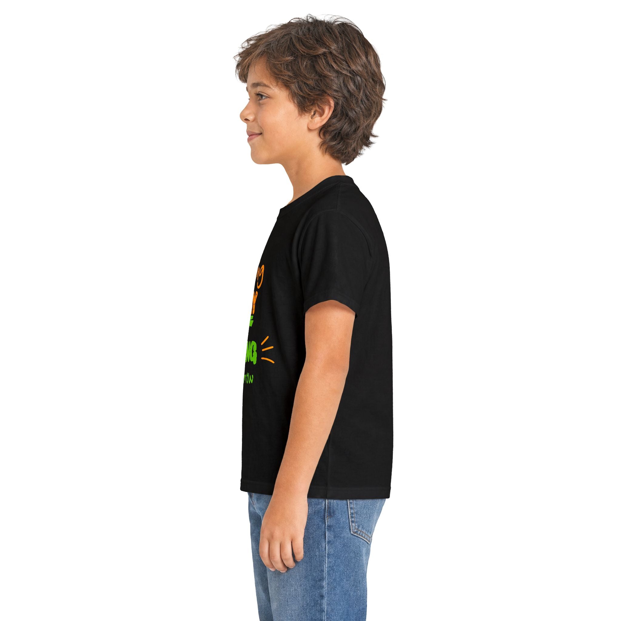 Kids Tee — "Learning Today, Leading Tomorrow" Motivational Back-to-School Shirt