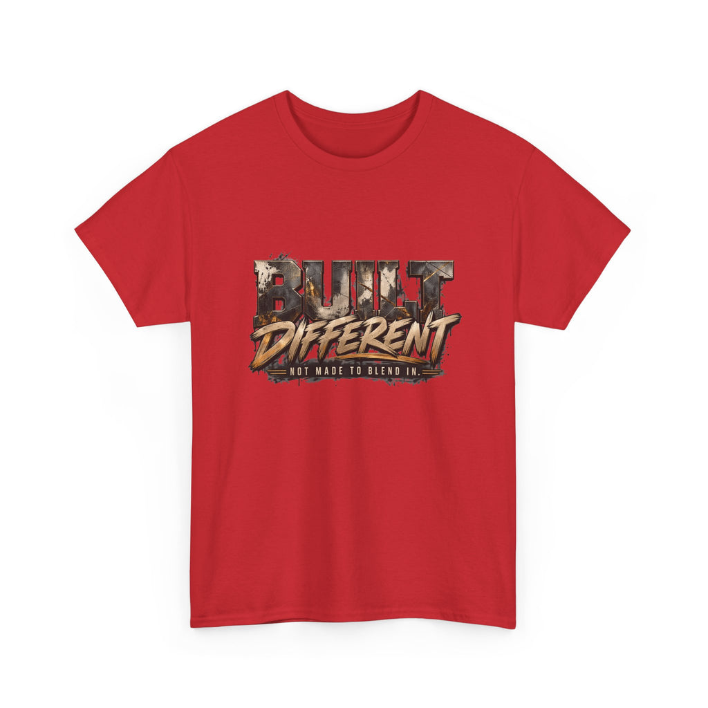 Built Different T-Shirt — 'Built Different' Graphic Tee for Athletes & Motivated Go-Getters