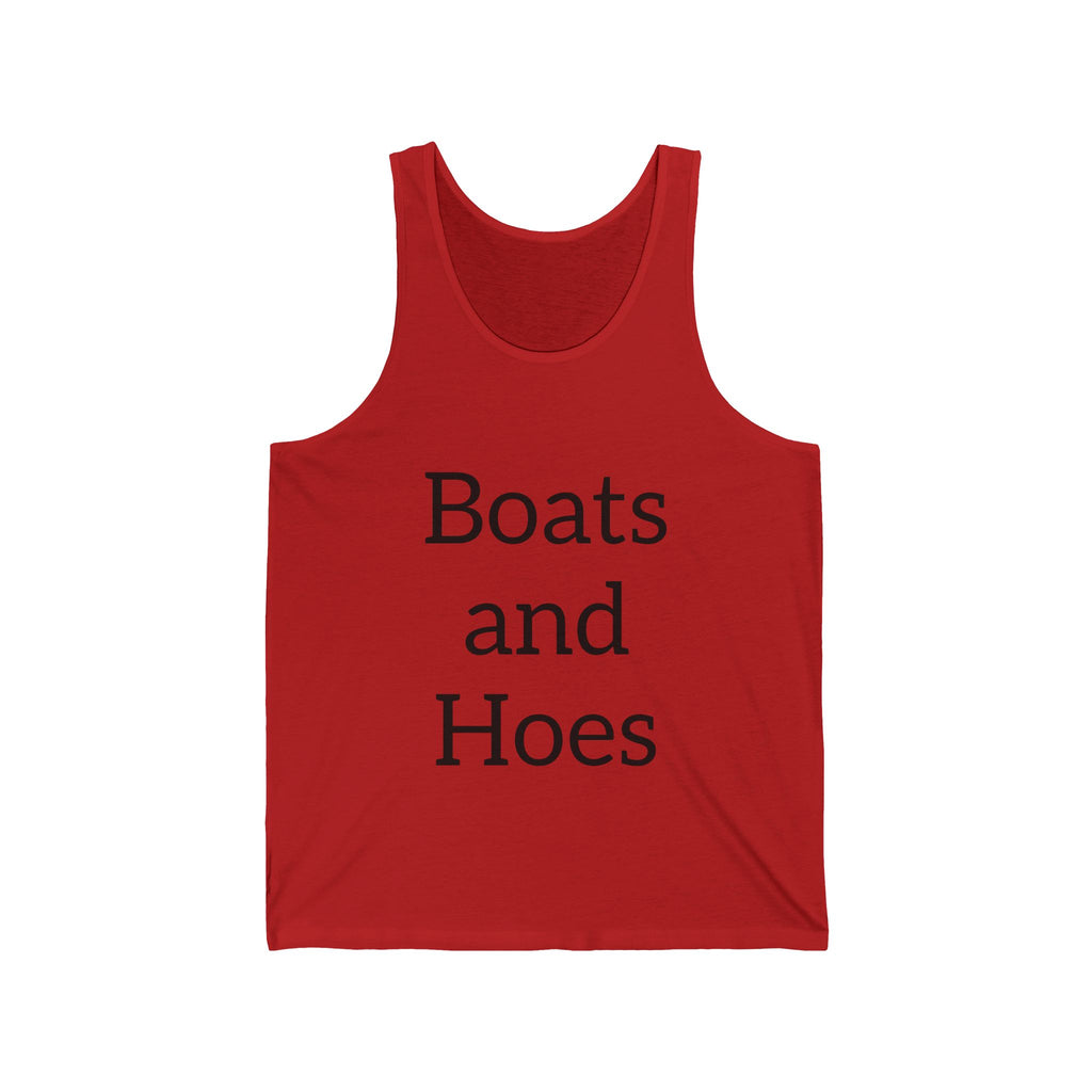 Boats and Hoes Tank Top — Funny Nautical Summer Shirt