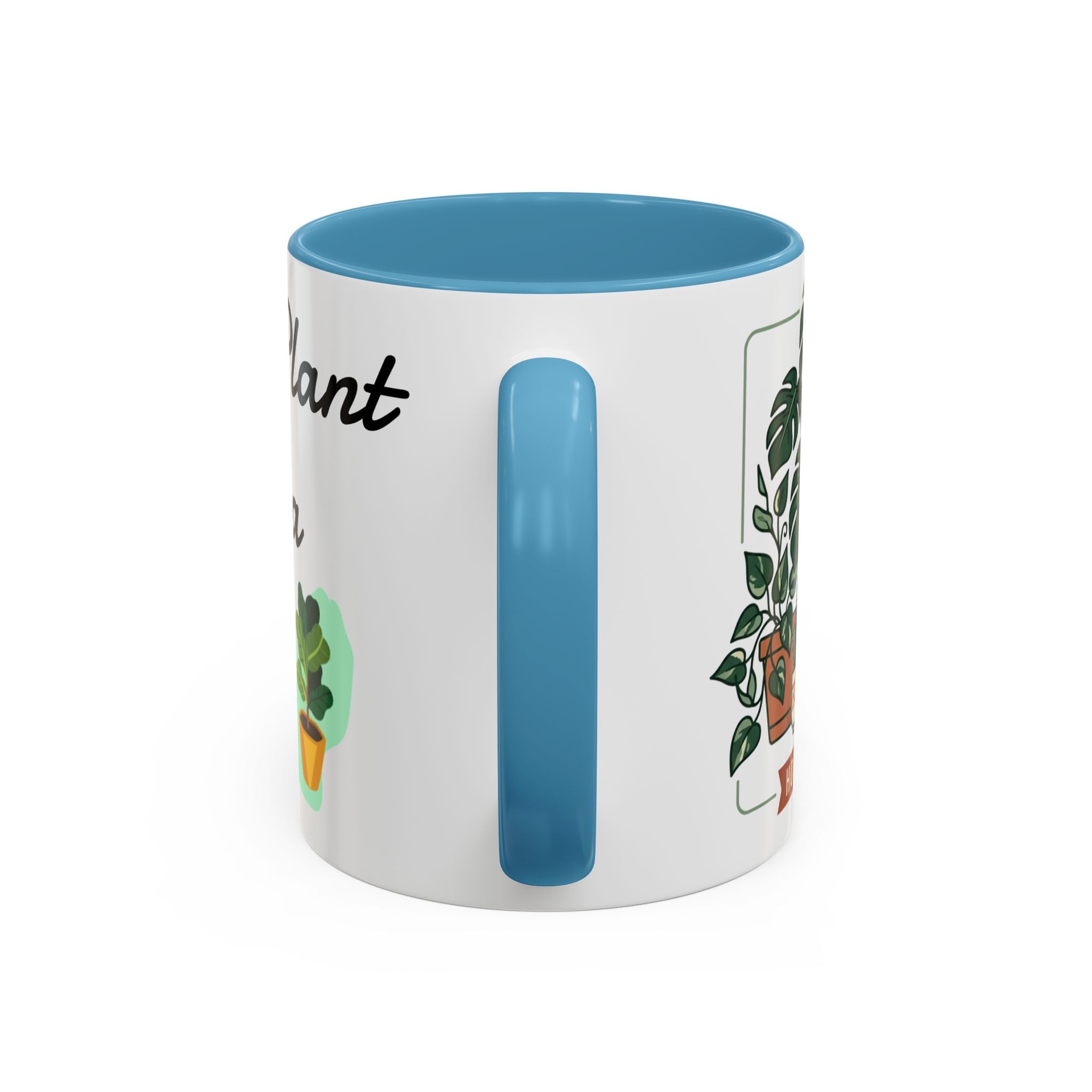 Plant Mom Coffee Mug – "In My Plant Mom Era" Accent Mug with Cute Potted Plants
