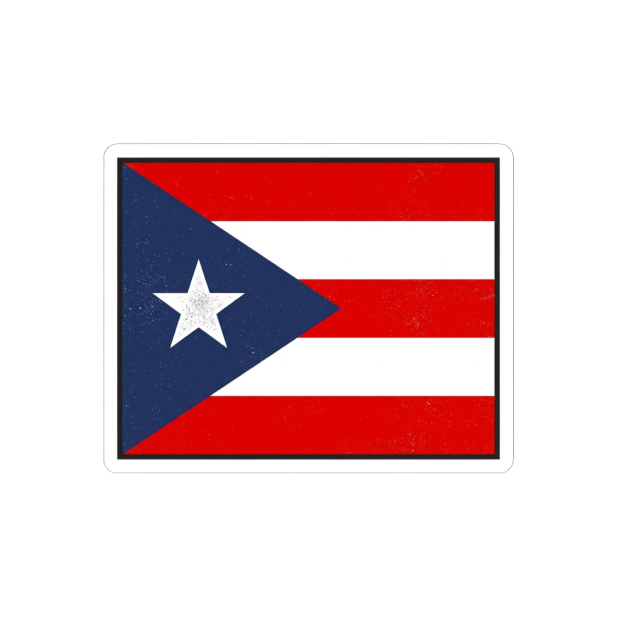 Puerto Rico Flag Sticker — Kiss-Cut Vinyl Puerto Rican Pride Decal