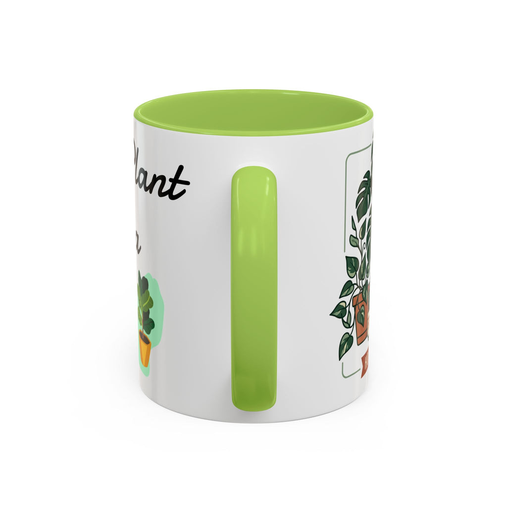 Plant Mom Coffee Mug – "In My Plant Mom Era" Accent Mug with Cute Potted Plants