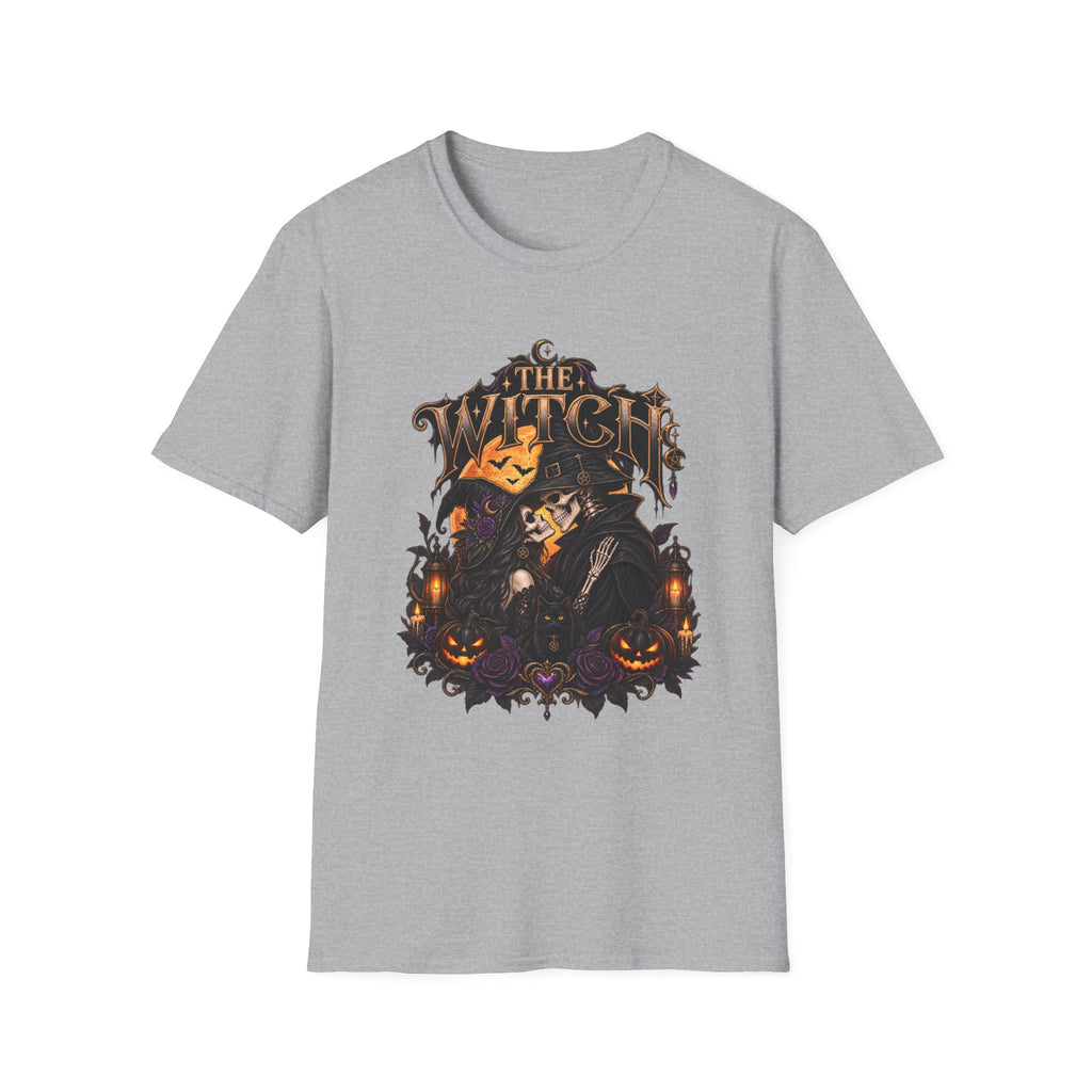 Witch Halloween Graphic Tee — "The Witch" Pumpkin Spell Shirt