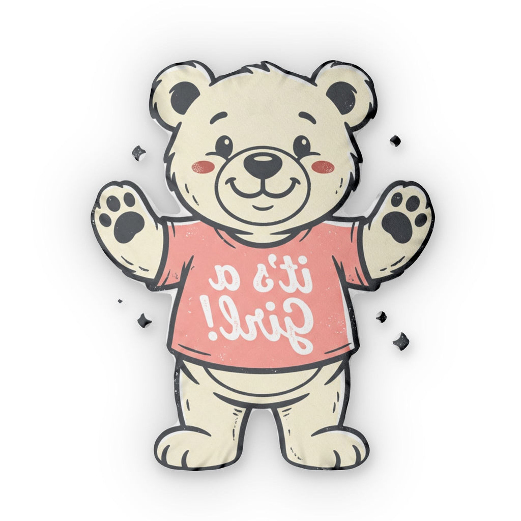 It's a Girl! Bear Shaped Pillow