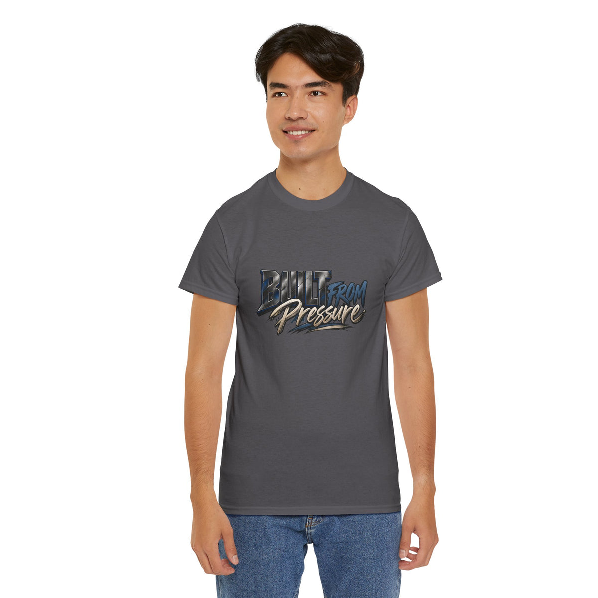 Built From Pressure Graphic Tee — Motivational Streetwear Shirt