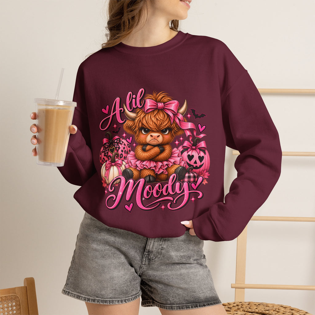 Crewneck Sweatshirt — "A Lil Moody"
