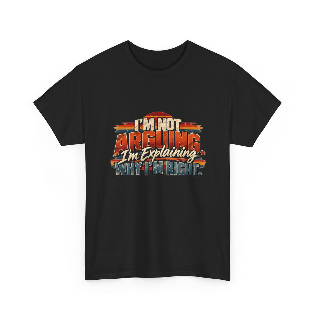 I'm Not Arguing I'm Explaining T-Shirt – Funny Sarcastic Graphic Tee