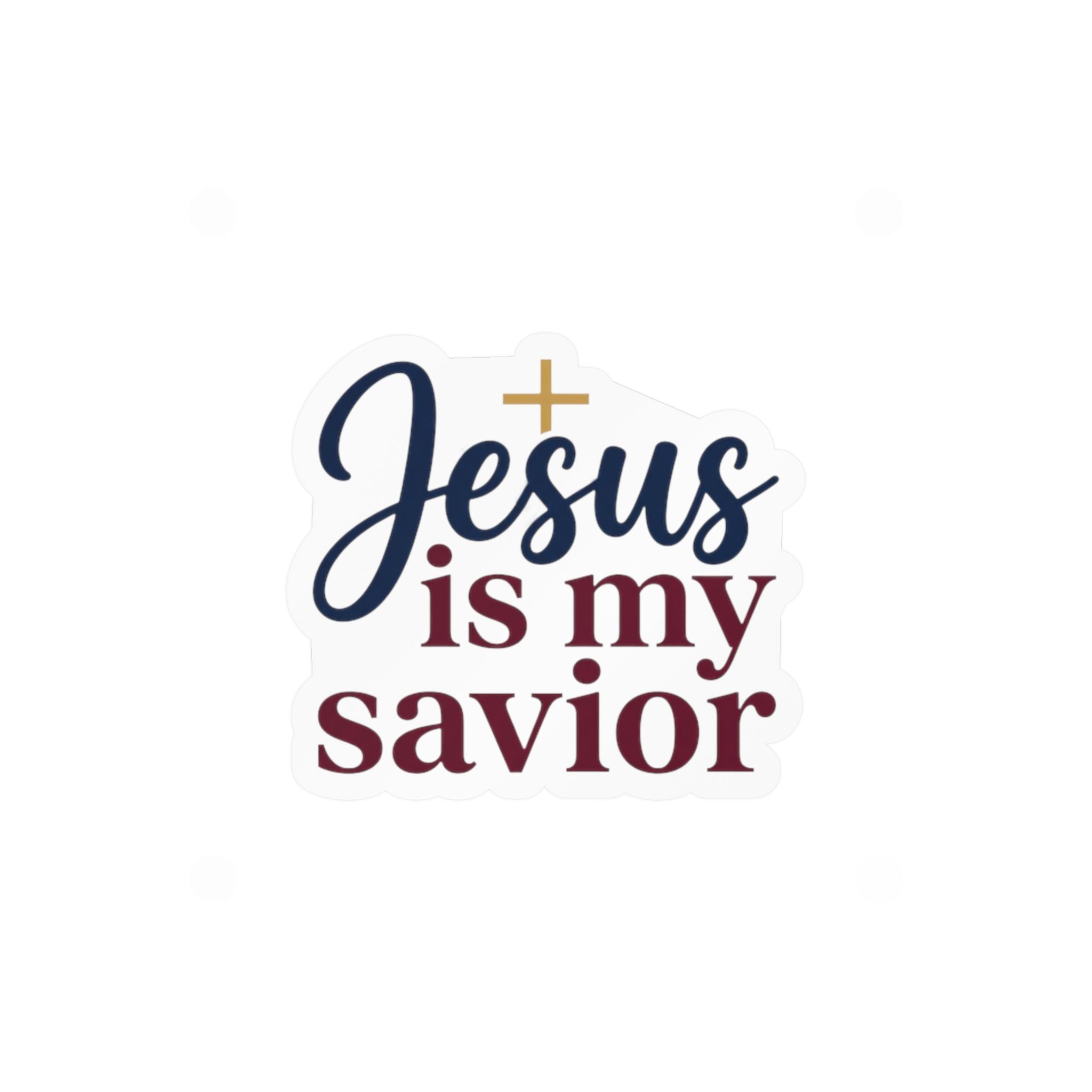 Jesus Is My Savior Vinyl Sticker