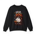Her Boo Halloween Sweatshirt — Cute Ghost Pumpkin Crewneck
