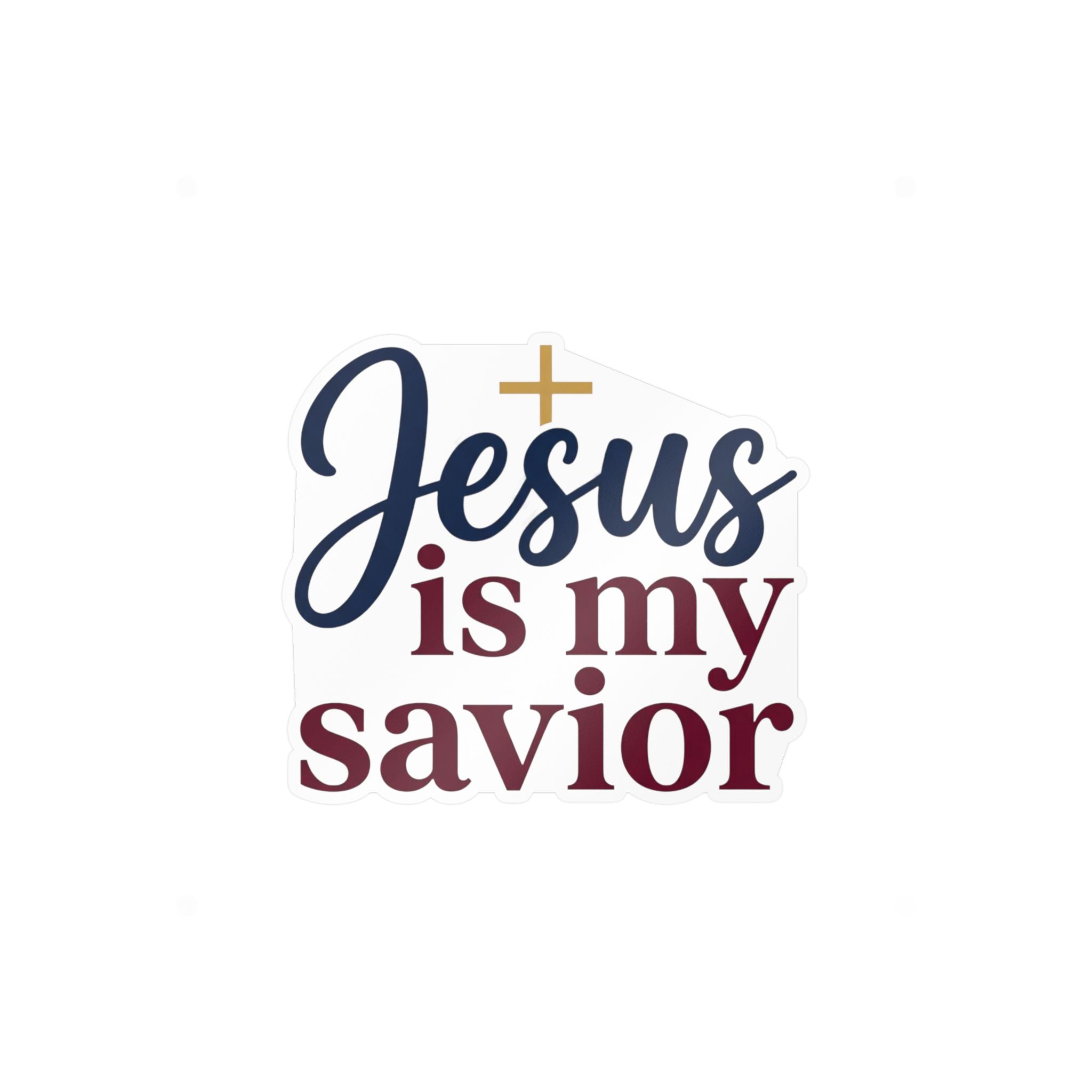 Jesus Is My Savior Vinyl Sticker
