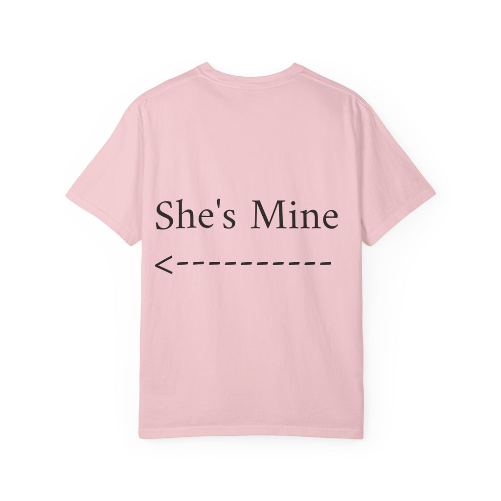 Graphic T-Shirt — "She Rides My Face" Couple Humor Tee