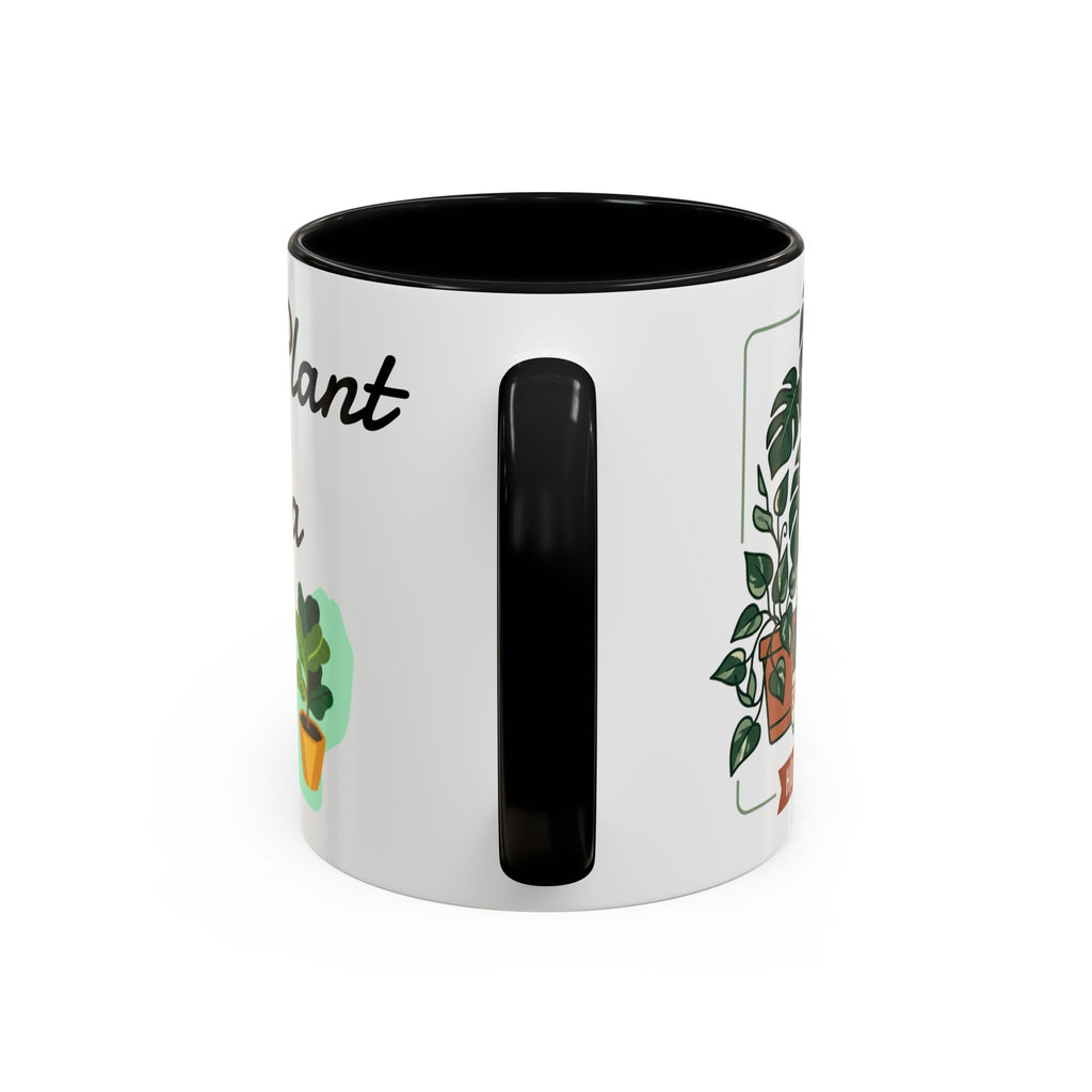 Plant Mom Coffee Mug – "In My Plant Mom Era" Accent Mug with Cute Potted Plants