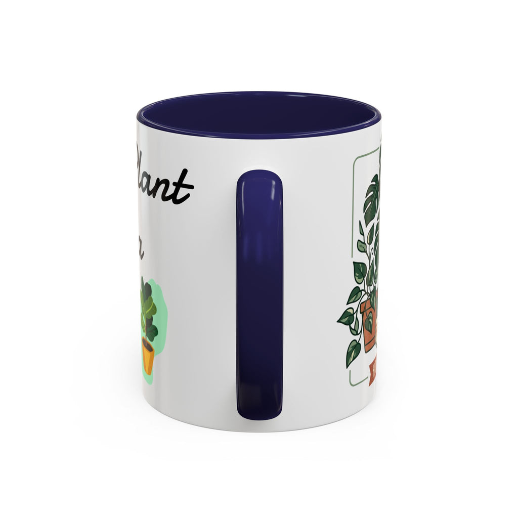 Plant Mom Coffee Mug – "In My Plant Mom Era" Accent Mug with Cute Potted Plants