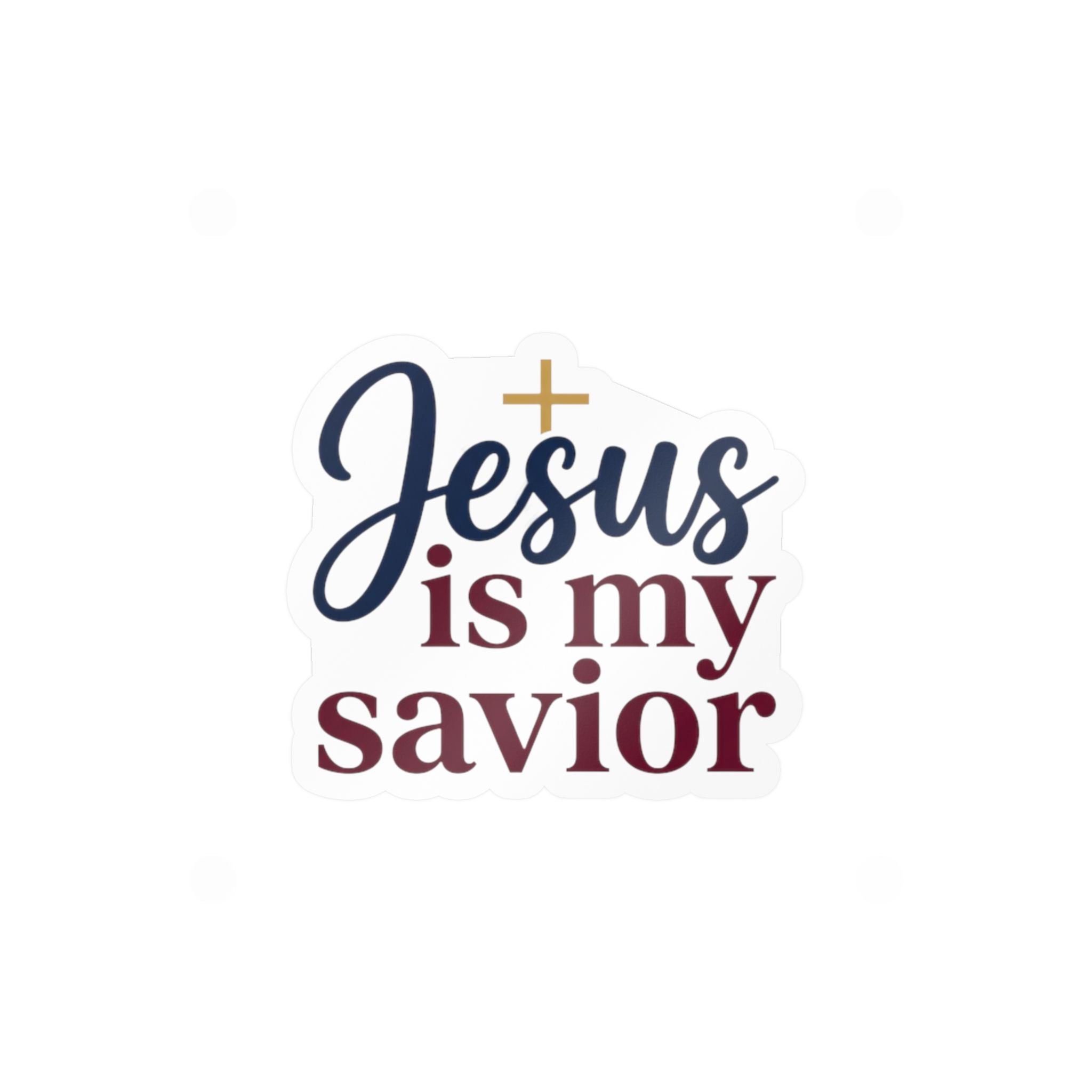 Jesus Is My Savior Vinyl Sticker