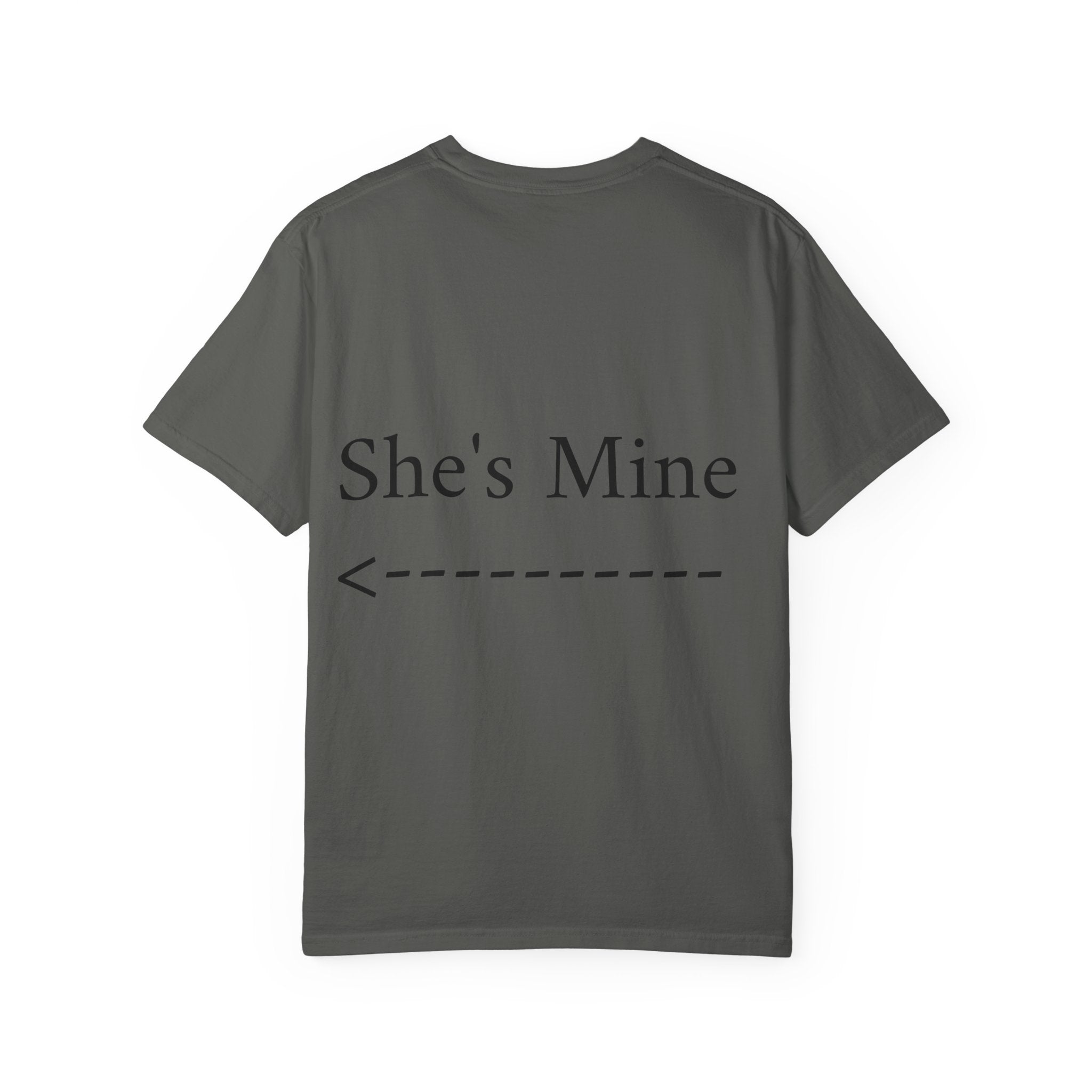 Graphic T-Shirt — "She Rides My Face" Couple Humor Tee