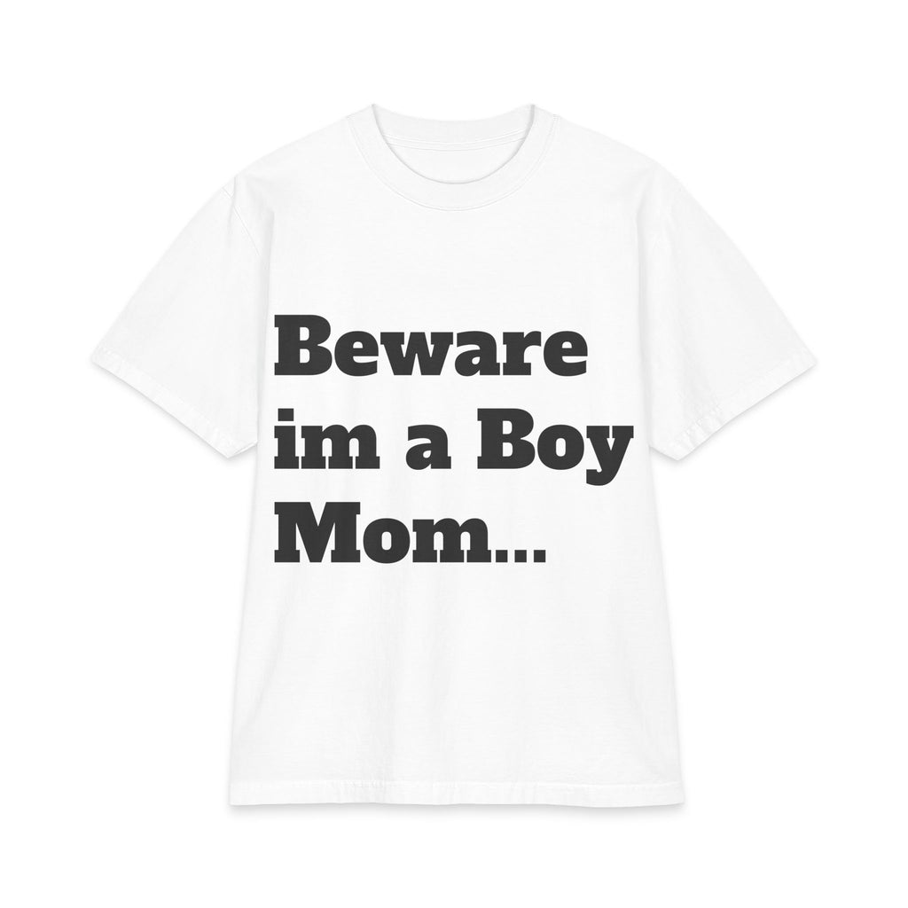 Boy Mom T‑Shirt — “Beware I’m a Boy Mom… I Don’t Give Princess Treatments” Cotton Tee