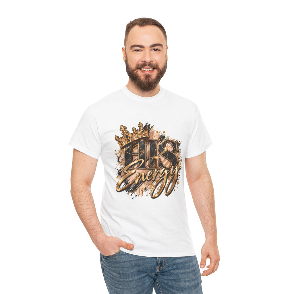 Boss Energy T-Shirt — Gold Crown Graphic Tee for Ambitious Hustlers