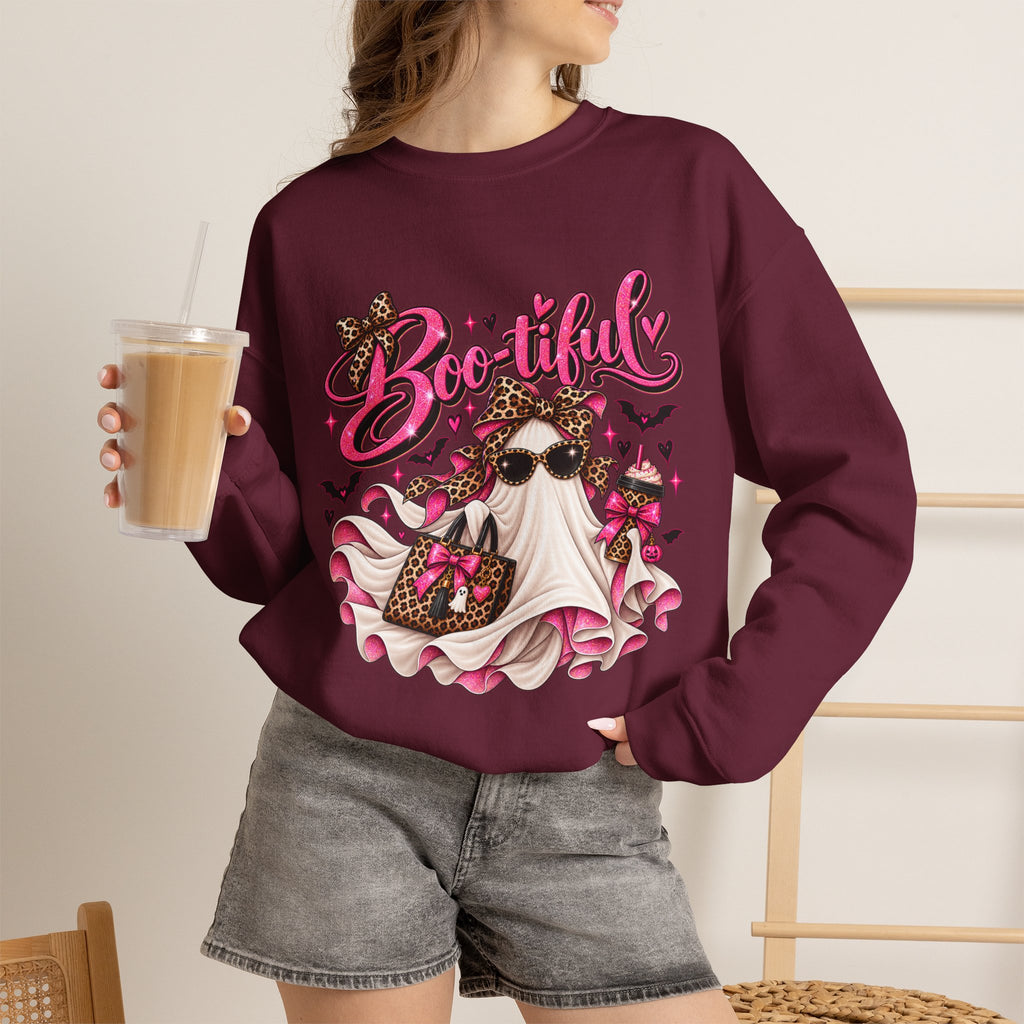 Boo-itful Ghost Crewneck Sweatshirt