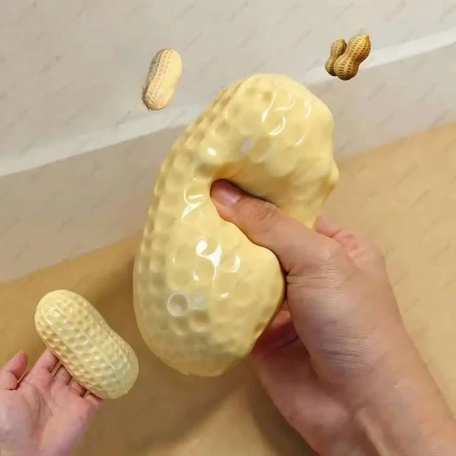 Peanut Stress Ball Crunchy Squeeze Squishy Toy