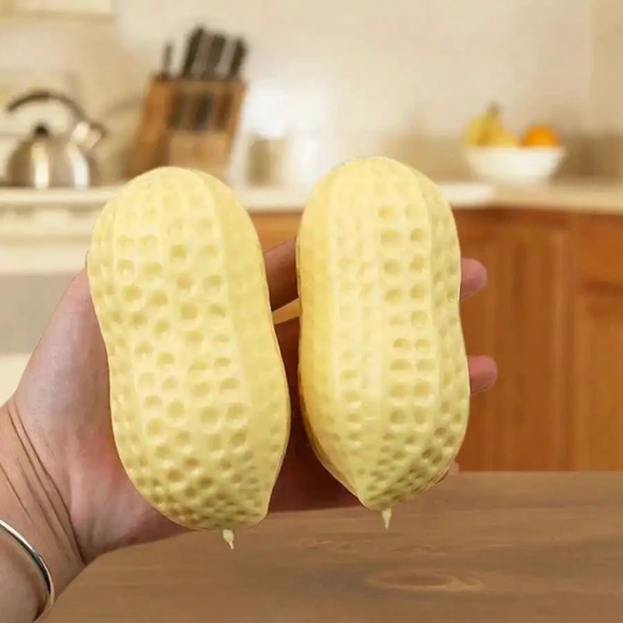 Peanut Stress Ball Crunchy Squeeze Squishy Toy