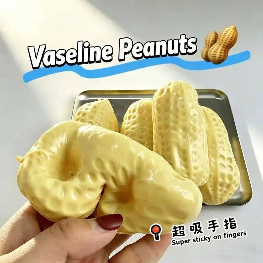 Peanut Stress Ball Crunchy Squeeze Squishy Toy