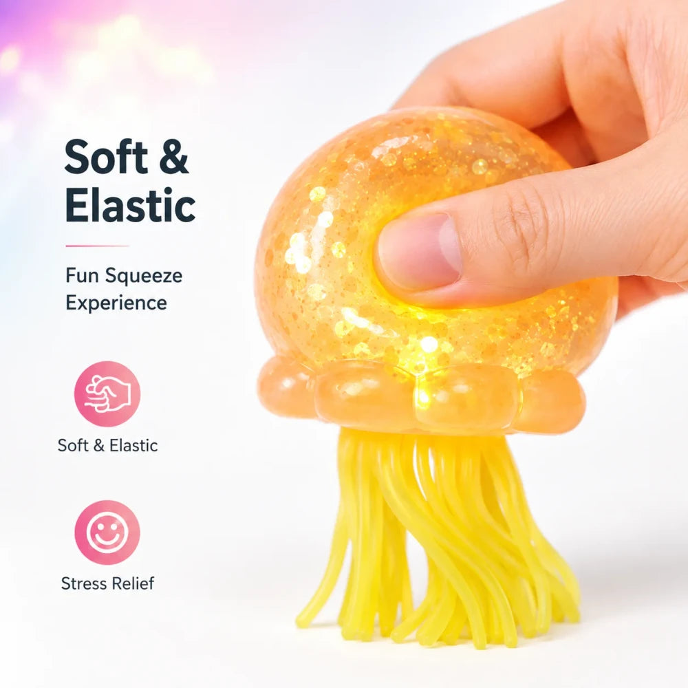 Glitter Squishy Glitter Jellyfish