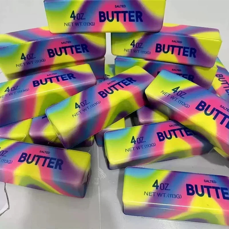 14/24CM Butter Stick Fidget Toys Squishy
