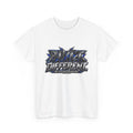 Built Different T-Shirt — Bold Metallic Graphic Tee ('Built Different')