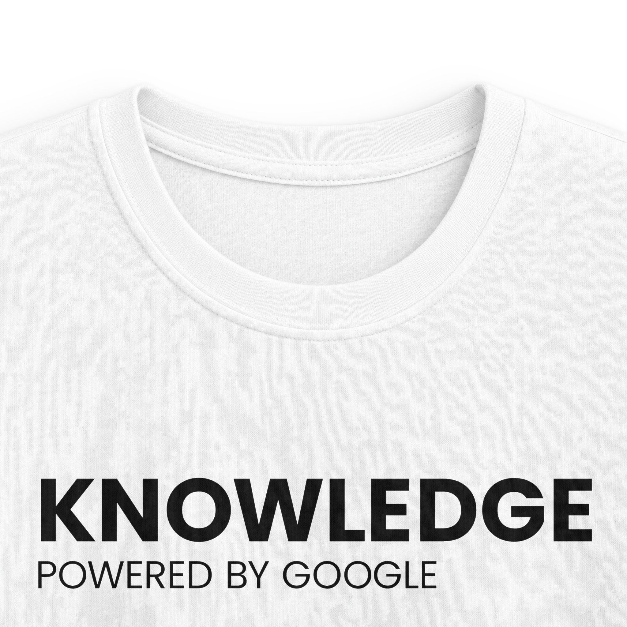 Kids Tee — "Knowledge Powered by Google" Search Bar Shirt