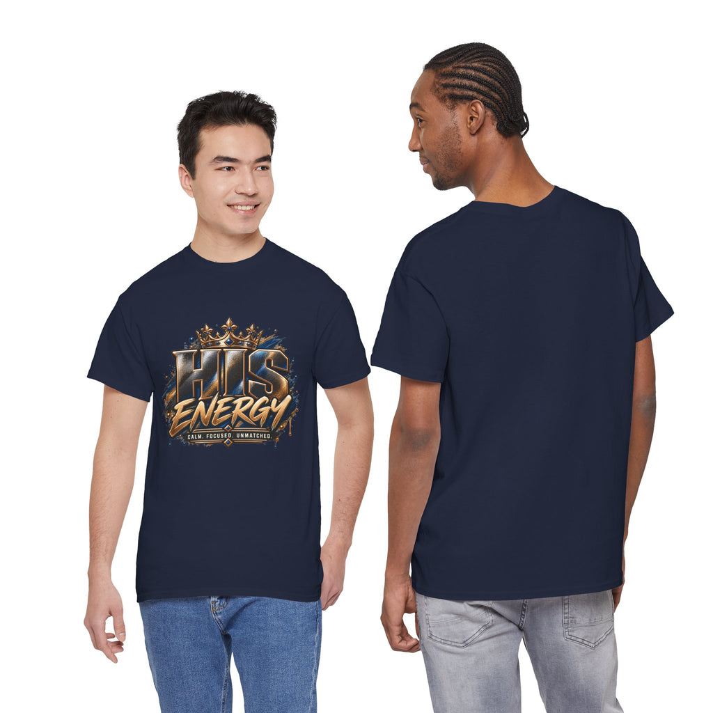 HIS Energy Graphic Tee — Bold Faith-Inspired Crown Design