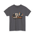 Solid Over Hype Graphic Tee — Streetwear Gaming Statement Shirt