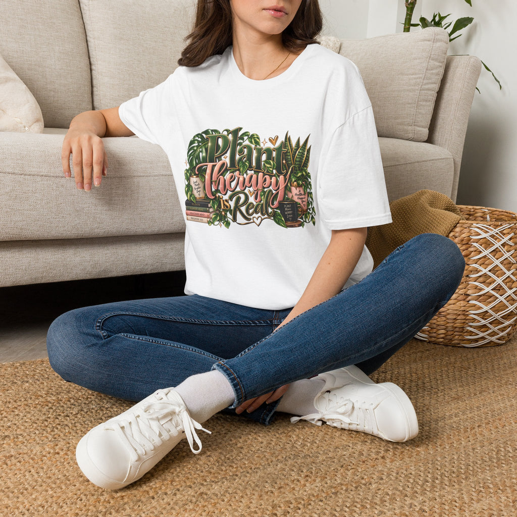 Plant Therapy Tee — "Plant Therapy Real" Botanical Graphic T-Shirt