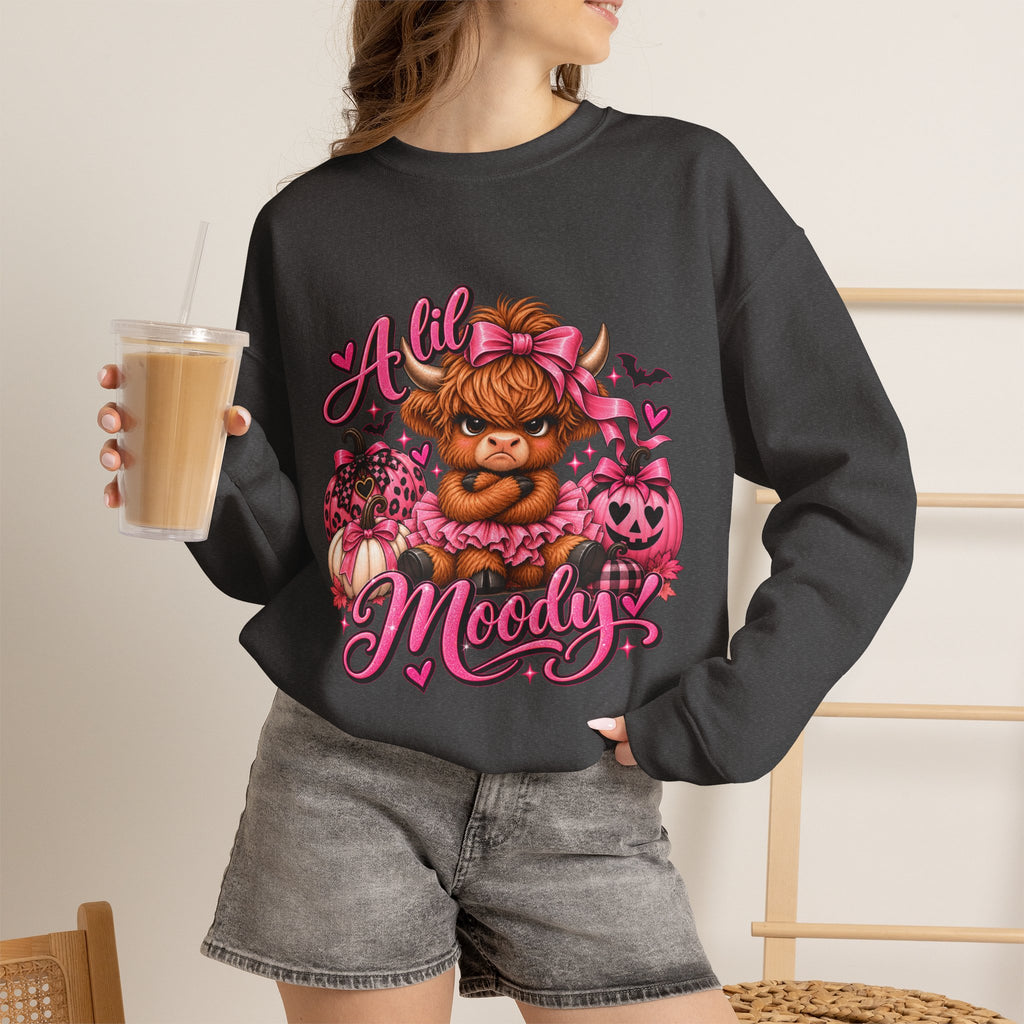Crewneck Sweatshirt — "A Lil Moody"