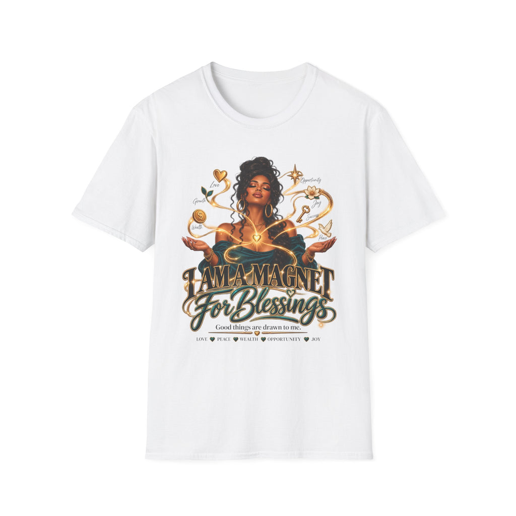 T-Shirt — Money Magnet For Blessings Graphic Tee