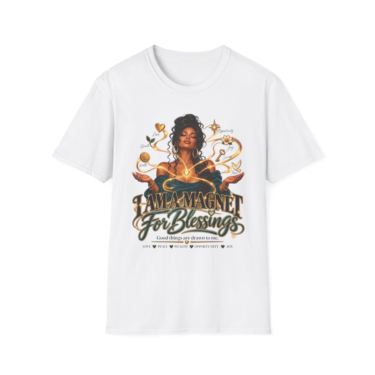 T-Shirt — Money Magnet For Blessings Graphic Tee