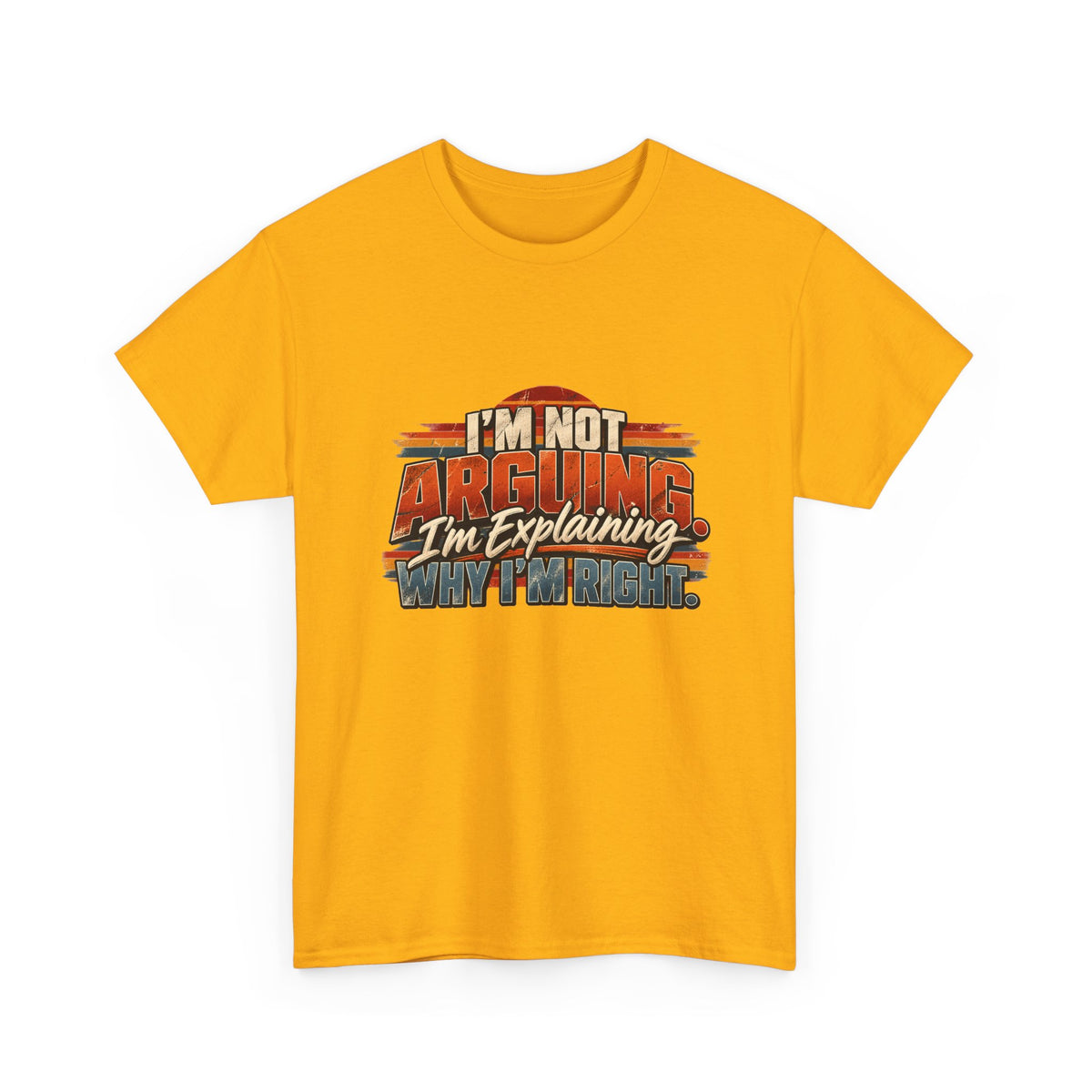 I'm Not Arguing I'm Explaining T-Shirt – Funny Sarcastic Graphic Tee