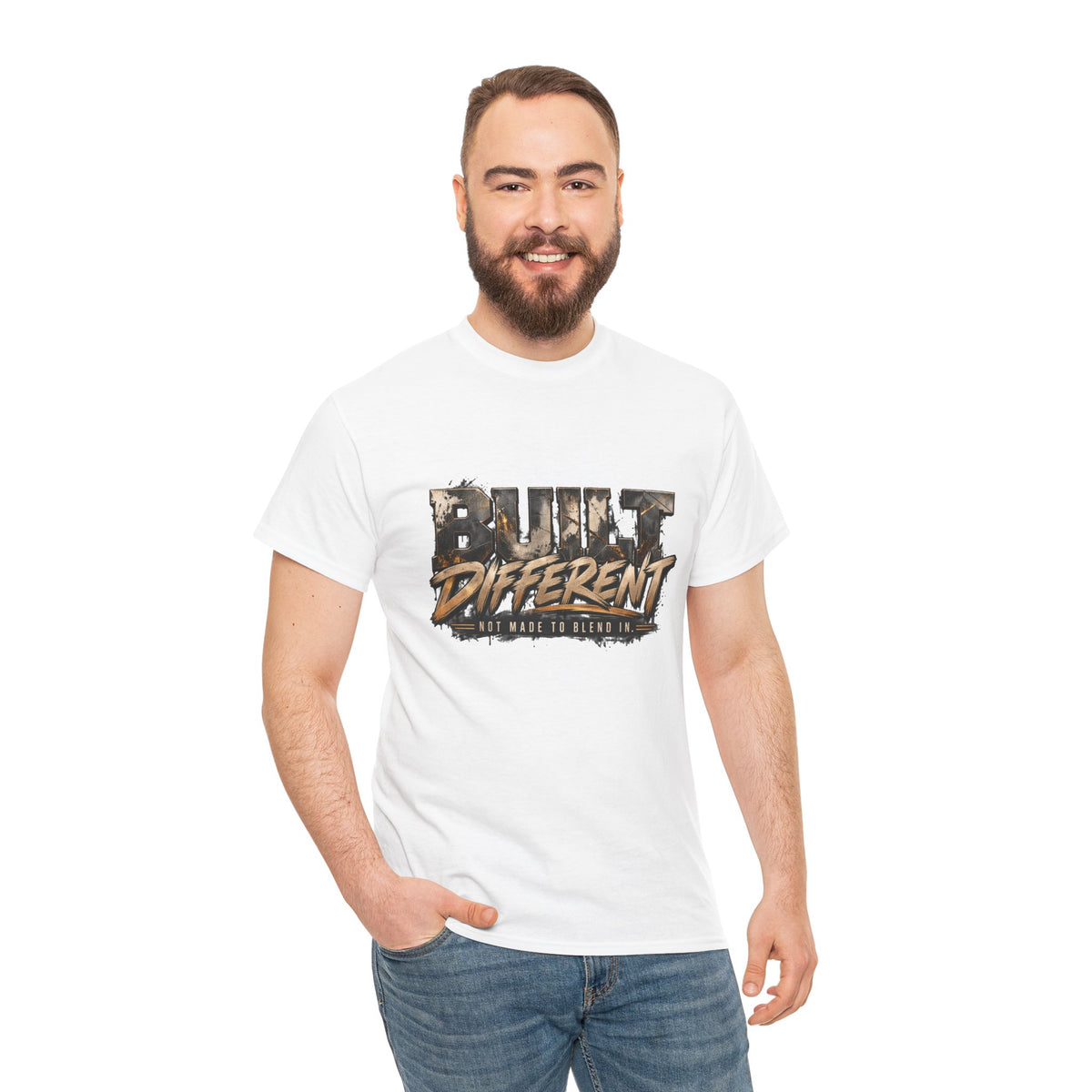 Built Different T-Shirt — 'Built Different' Graphic Tee for Athletes & Motivated Go-Getters