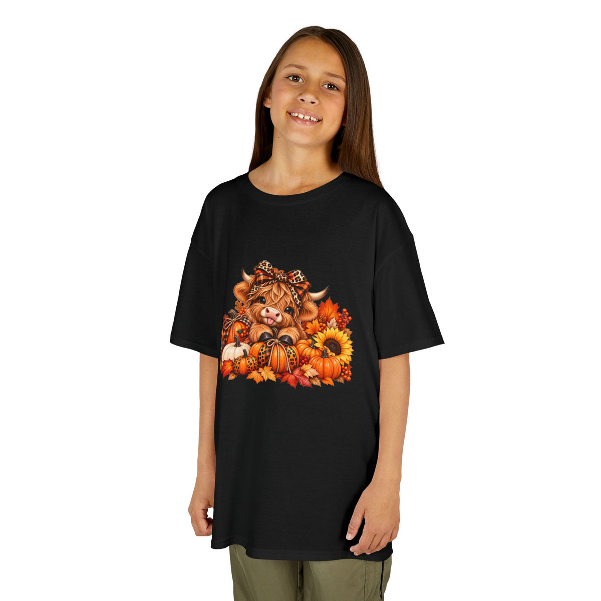 Kids Thanksgiving Harvest Pumpkin Tee