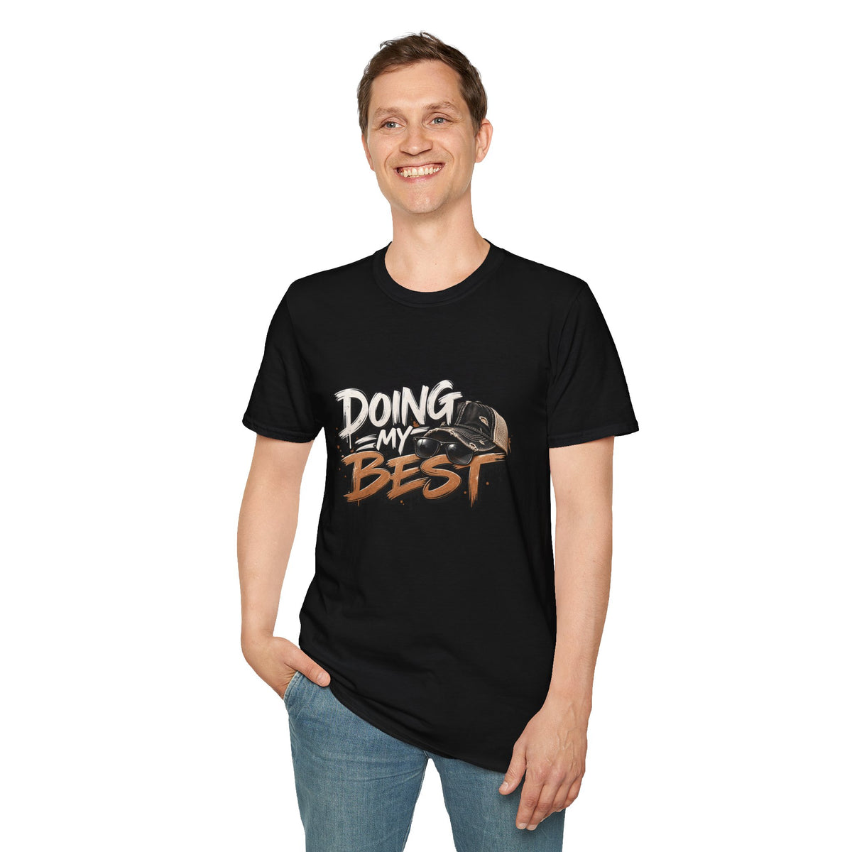 Doing My Best T-Shirt - Motivational Street Art Graphic Tee
