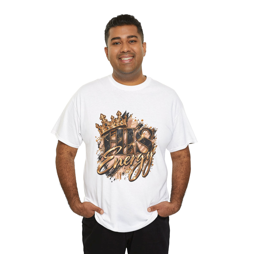 Boss Energy T-Shirt — Gold Crown Graphic Tee for Ambitious Hustlers