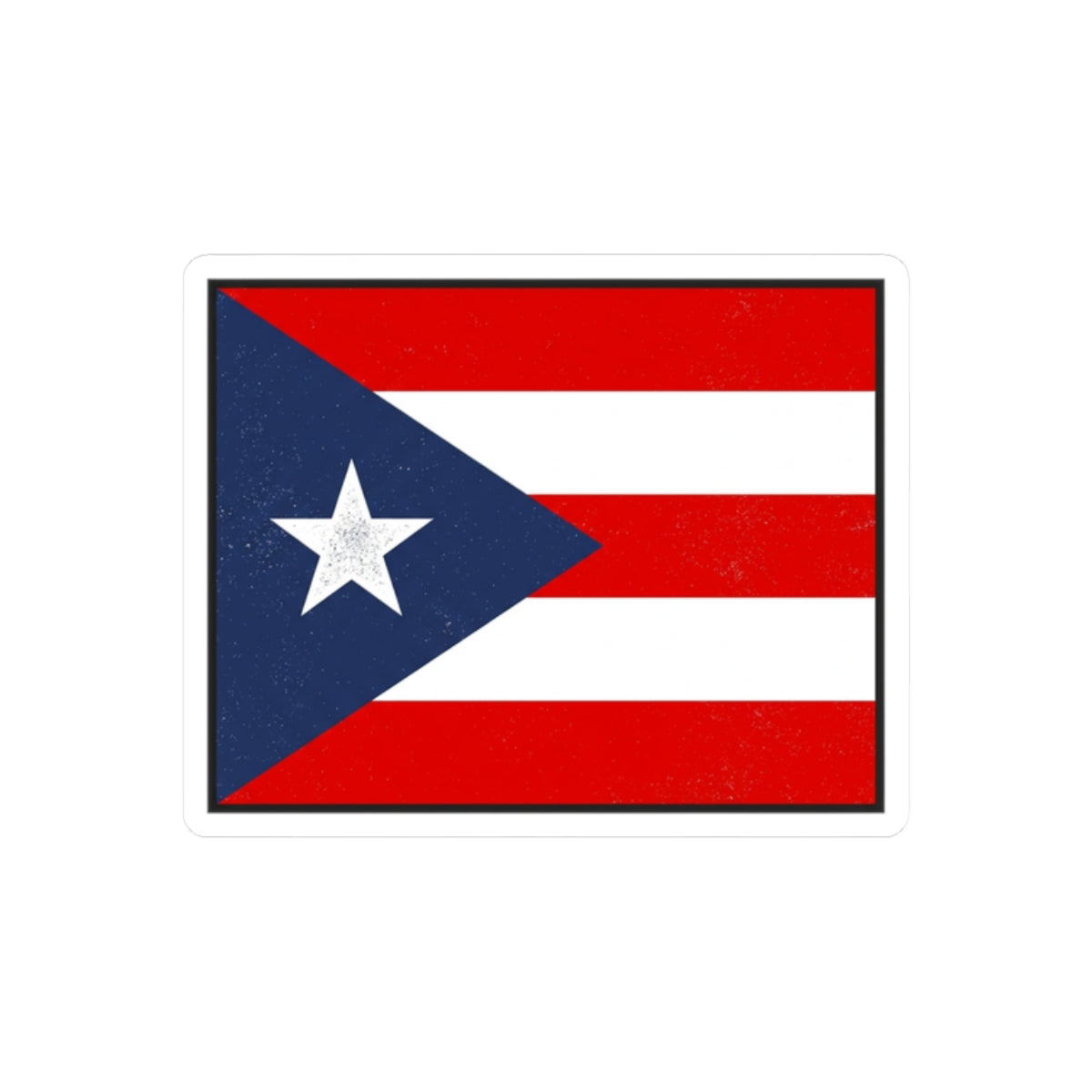 Puerto Rico Flag Sticker — Kiss-Cut Vinyl Puerto Rican Pride Decal