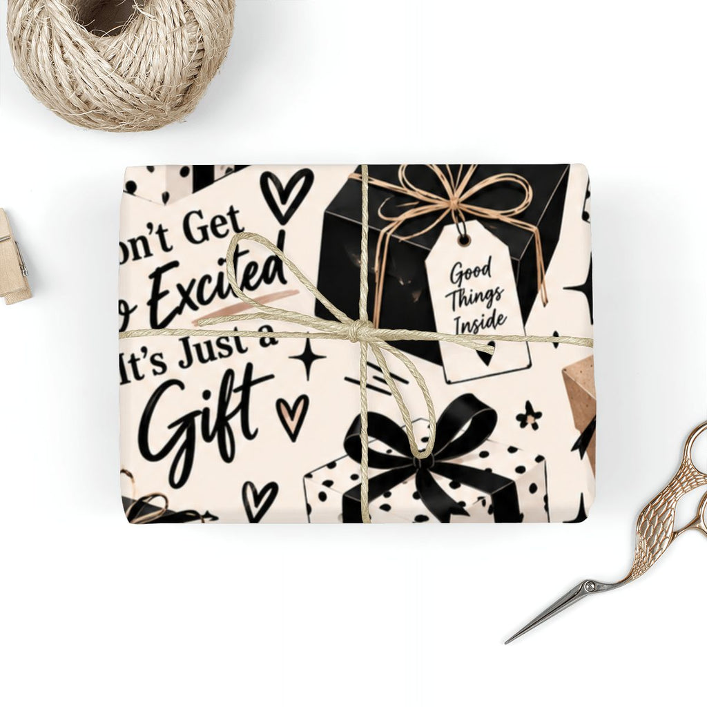 3Pack Gift Wrapping Paper its just a gift
