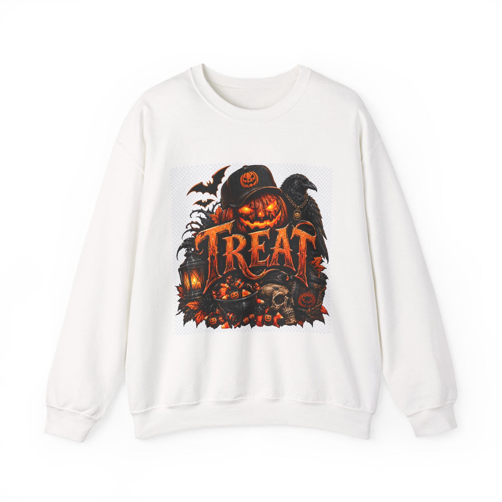 Halloween 'TREAT' Pumpkin Crewneck Sweatshirt