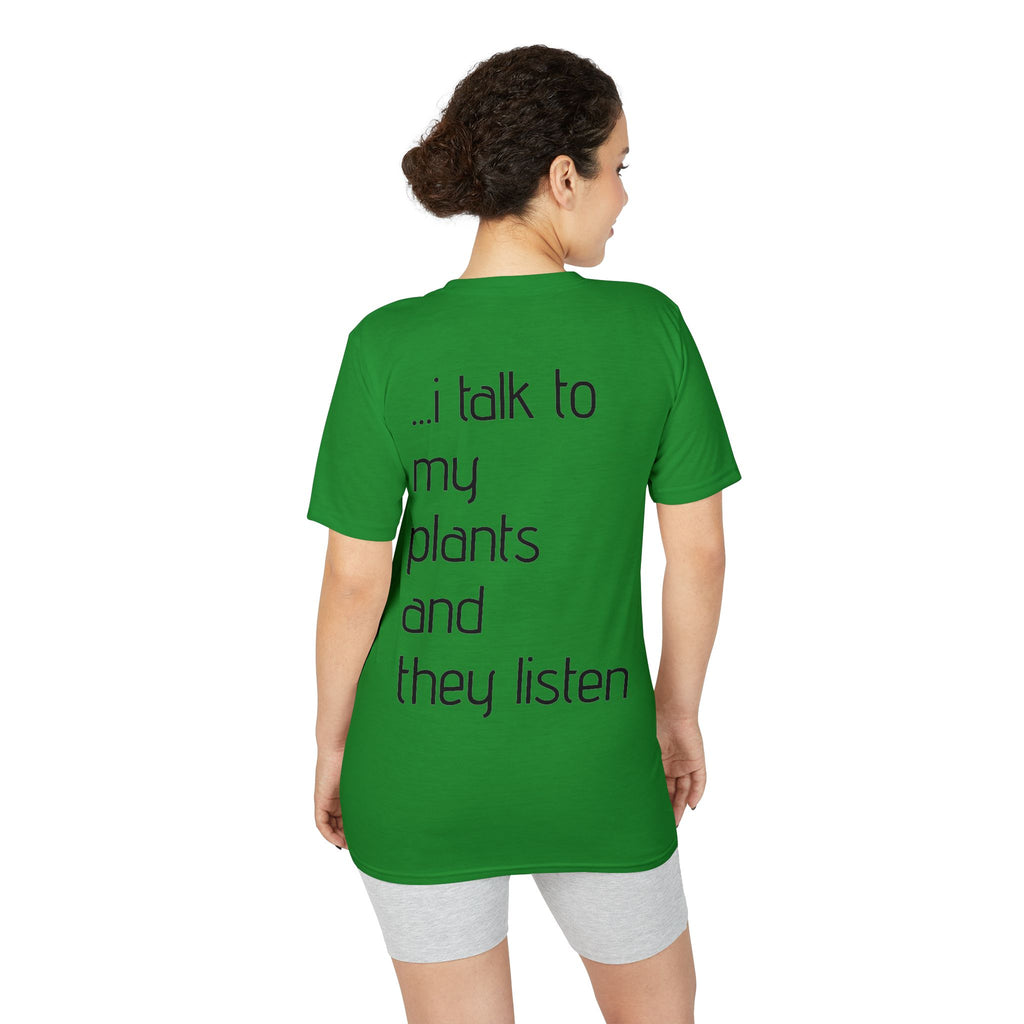 Crazy Plant Lady T-Shirt — "yeah, I'm that crazy plant lady... I talk to my plants and they listen"