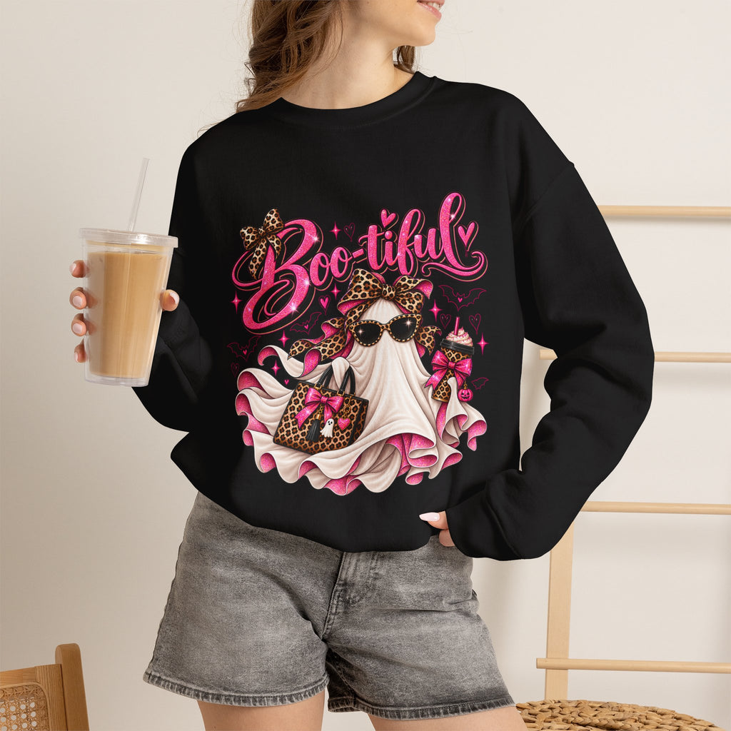 Boo-itful Ghost Crewneck Sweatshirt