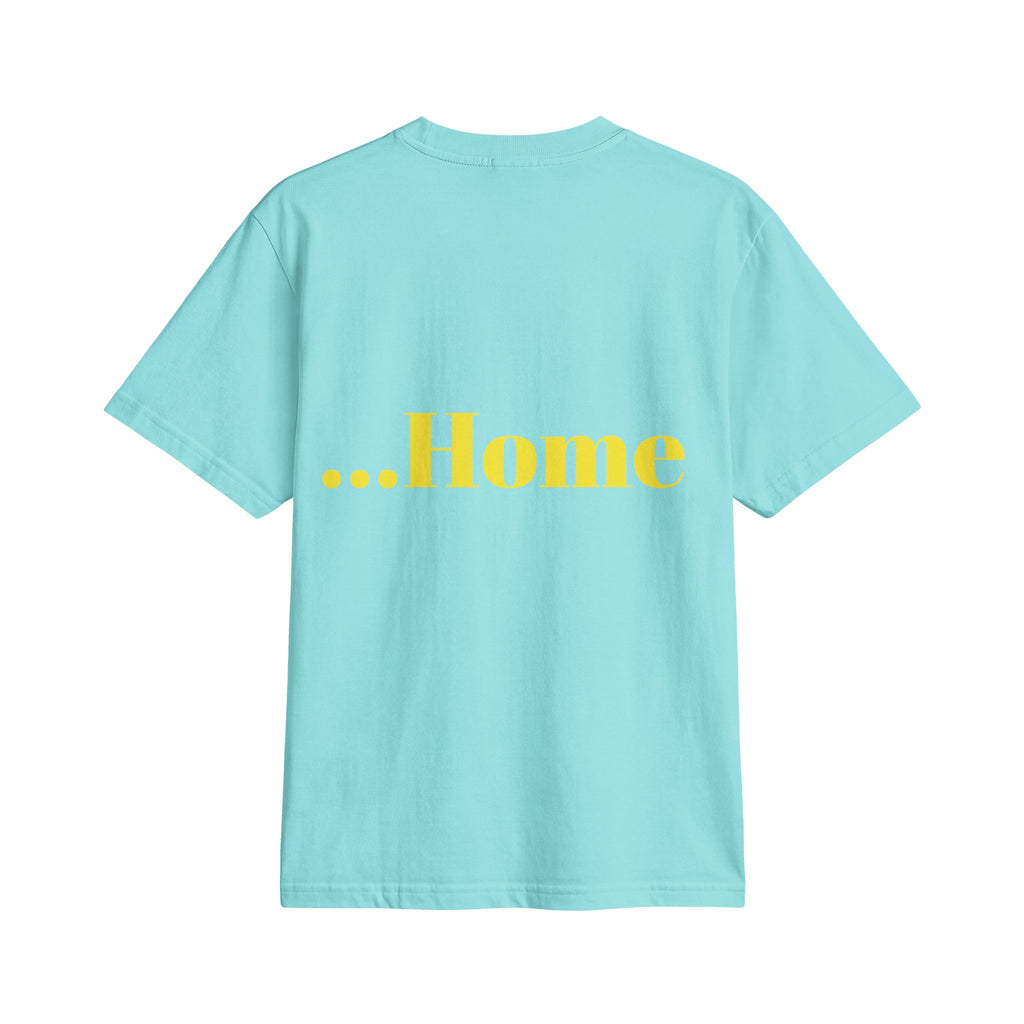 “Hot and Ready to Go…Home” Graphic T-Shirt — Funny Yellow Slogan Tee
