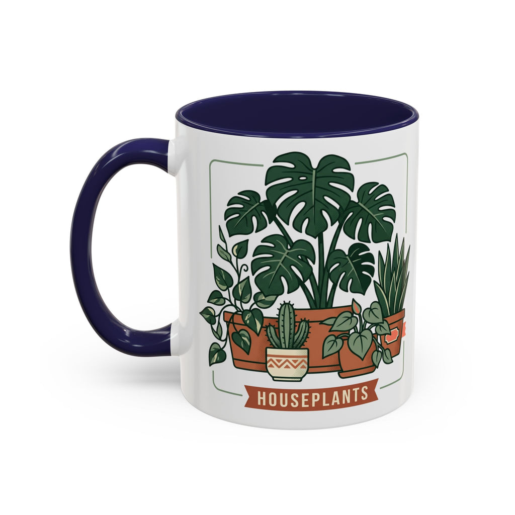Plant Mom Coffee Mug – "In My Plant Mom Era" Accent Mug with Cute Potted Plants